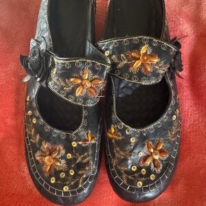 Women's John Fashion Leather Mary Jane Shoes Size 11